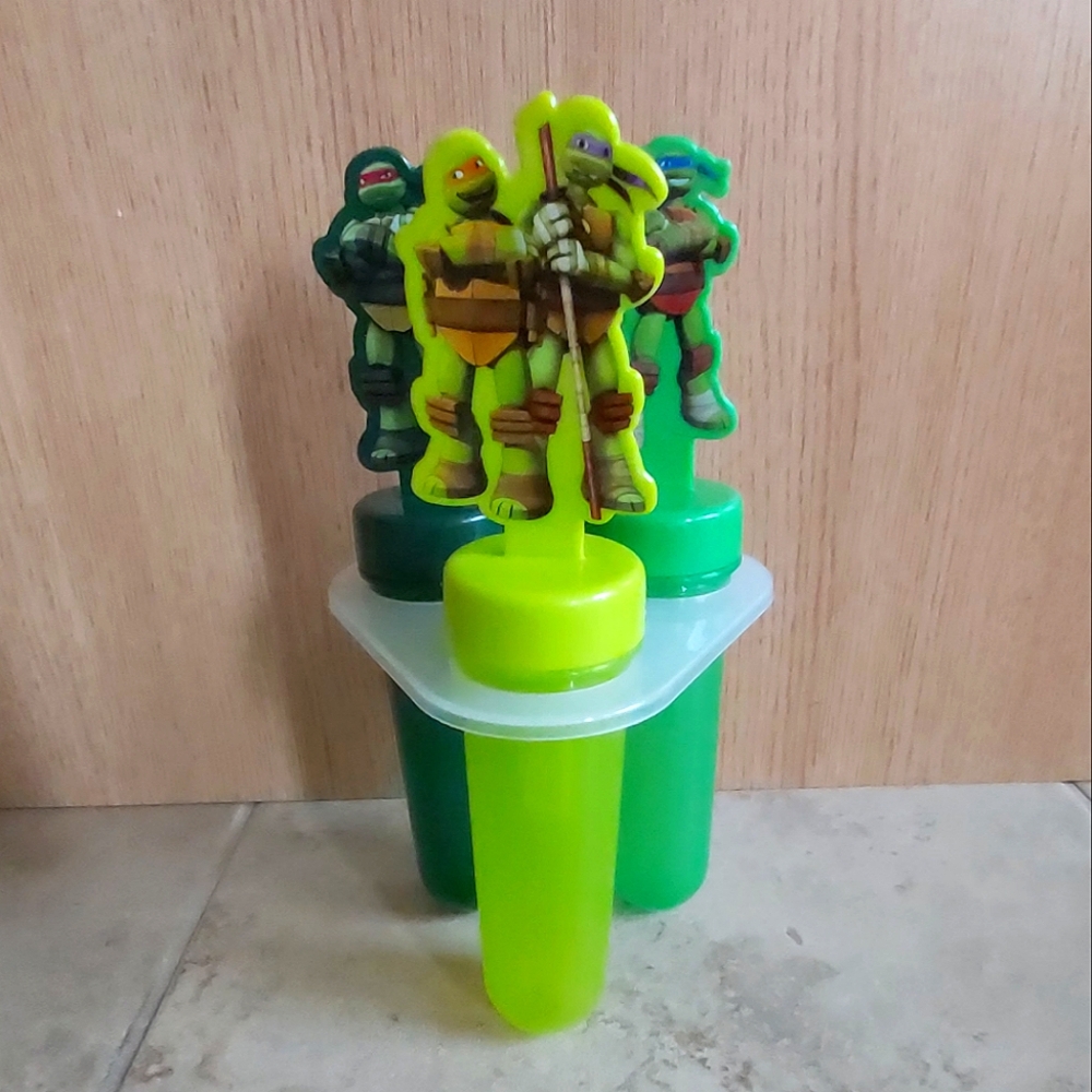 Green Teenage Mutant Ninja Turtles Ice Pop Molds
